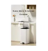 سطل 28 لیتر سفید پدال دار کد 853 ترونی