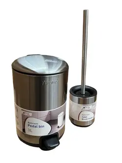 ست سطل و فرچه 3 لیتر طرح بارابانتیا پدالی کد 855