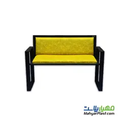 نیمکت پشتی‌دار کدA104 - مهیار پلاست مرکز فروش نیمکت باغی