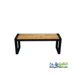 نیمکت طولی کدA101 - مهیار پلاست ارائه دهنده محصولات باغی و چوبی