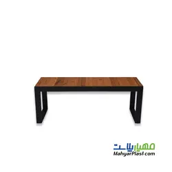 نیمکت عرضی کدA102 - مهیار پلاست ارائه دهنده محصولات باغی و چوبی