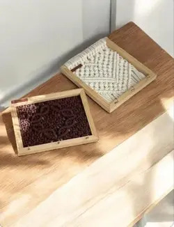 جاکلیدی چوب و مکرومه مدل فروغ230E1506