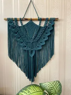 دیوارکوب مکرومه مدل صدفی کوچک 180E933