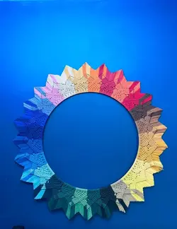 آینه مکرومه مدل رنگین کمان 180E306