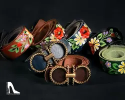 کمربند چرم مدل بهار 110E1861