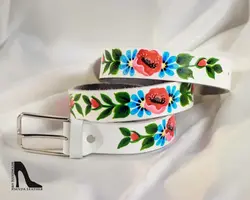 کمربند چرم مدل بهار 110E1861