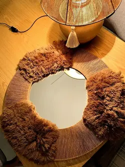 آینه مکرومه و رافیا مدل تدی60E302