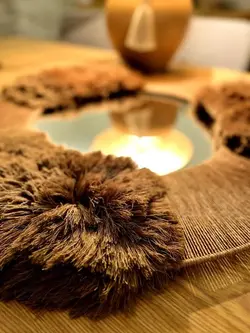 آینه مکرومه و رافیا مدل تدی60E302