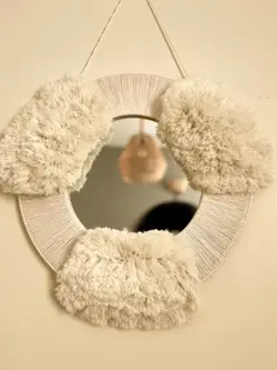 آینه مکرومه و رافیا مدل تدی 60E303