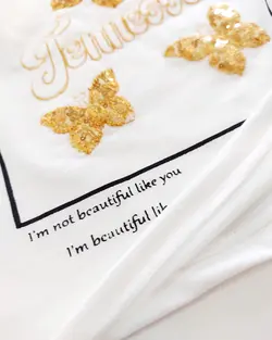 تیشرت سه پروانه پولکی