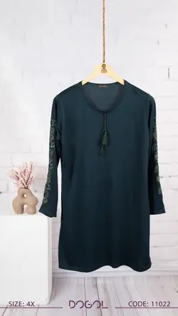 تونیک زنانه آستین گلدوزی