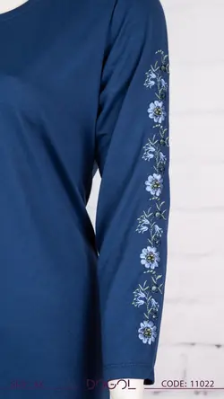 تونیک زنانه آستین گلدوزی