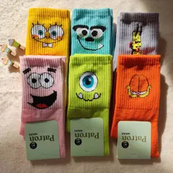 جوراب ساق بلند فانتزی با طرح های کارتونی