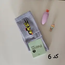 جوراب ساق بلند فانتزی با طرح های کارتونی