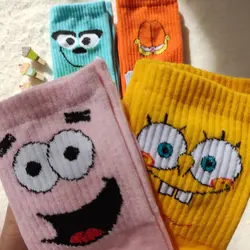 جوراب ساق بلند فانتزی با طرح های کارتونی