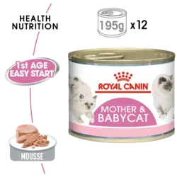 کنسرو غذای مادر و بچه گربه رویال کنین Royal Canin Mother & Baby وزن ۱۹۵ گرم