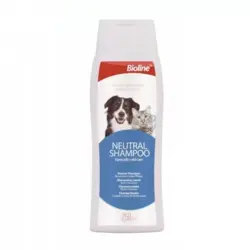 شامپو گربه و سگ بایولاین بدون رایحه و رنگ Bioline Neutral Shampoo حجم 250 میلی‌لیتر