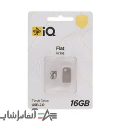 فلش مموری IQ مدل Flat 302 ظرفیت 16 گیگابایت - آلفاتل شاپ