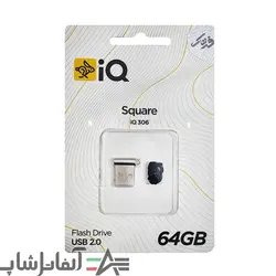 فلش مموری IQ مدل Square 306 ظرفیت 64 گیگابایت - آلفاتل شاپ