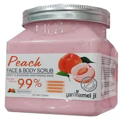 اسکراب شنی صورت و بدن عصاره هلو برند Yan Namei Ji