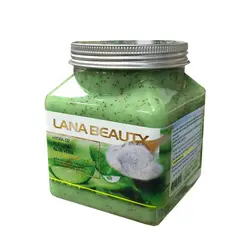 اسکراب صورت و بدن آبرسان عصاره آلوئه ورا برند لانا بیوتی LANA BEAUTY
