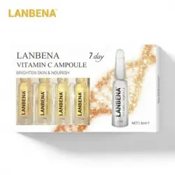 پک ۷ عددی ویال آمپولی ویتامین سی برند لانبنا LANBENA