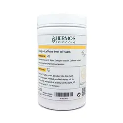 ماسک لاتکسی دور چشم پیل آف کلاژن و کافئین برند هرموس HERMOS