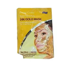 ماسک صورت پیل آف طلا pretty cowry