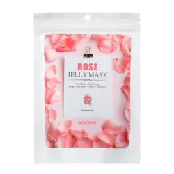 ماسک هیدروژلی روشن کننده عصاره گل رز برند مویام MOOYAM