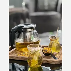 قوری پیرکس 1100میل دسته متصل shangyixin