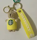 جاکلیدی سیلیکونی طرح خرس استارباکس