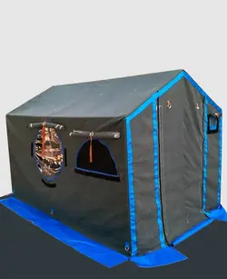 چادر برزنت اسکلتی گلشن رسالت | فروشگاه چادر دوزی پرستار