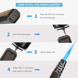 فندک پر قدرت JOBON JET FLAME LIGHTER - بلاونتو - فروشنده و وارد کننده محصولات دکور و گجت های روز دنیا