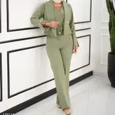 ست سه تیکه کت شلوار جلیقه کرپ مازراتی گرم بالا درجه یک و مزونی سایز 34 تا 60