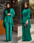 ست مانتو شلوار کمربند ویژه یلدا