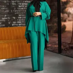 ست ویژه مانتو شلوار کمربند مازراتی مزونی سایز 38 تا 46 دوخت سفارشی