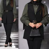 ست کامل مجلسی شومیز شلوار کمربند وست