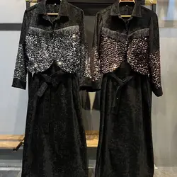 کت سارافون مجلسی پولک دوزی شده ویژه بهار 1403عیدانه