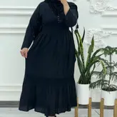 ساحلی بلند نخی تافته هندی فری سایز  تا 48