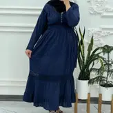 ساحلی بلند نخی تافته هندی فری سایز  تا 48