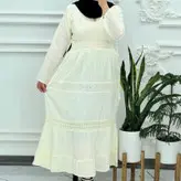 ساحلی بلند نخی تافته هندی فری سایز  تا 48