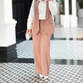 ست سه تیکه مجلسی شومیز شلوا ر جلیقه سایز 38 تا 48