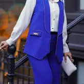 ست سه تیکه مجلسی شومیز شلوا ر جلیقه سایز 38 تا 48