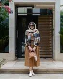 کت جلیقه دامن پاییزی فری سایز تا ۴۶