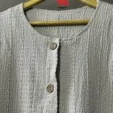 پیراهن بلند ساحلی جلو دکمه مناسب شیردهی سایز 48 تا 56