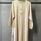 پیراهن بلند ساحلی جلو دکمه مناسب شیردهی سایز 48 تا 56