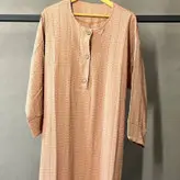 پیراهن بلند ساحلی جلو دکمه مناسب شیردهی سایز 48 تا 56