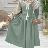 شومیز سارافون مجلسی شانتون فری سایز تا 46 دارای کمربند واسه تنظیم سایز