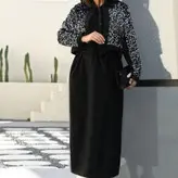 ست دو تیکه کت سارافون مخمل پولک دوزی شده سایز 36 تا 46 ترند و شیک