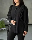 شومیز مجلسی مزونی زنانه سایز بزرگ ویژه عید ۱۴۰۴